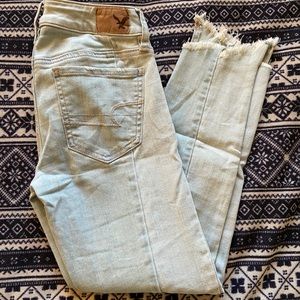 American Eagle Color Split Jeans